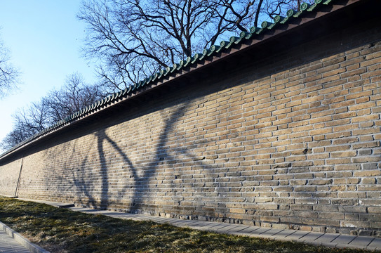 古建筑围墙