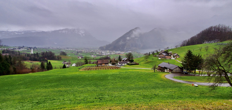 瑞士田园风光