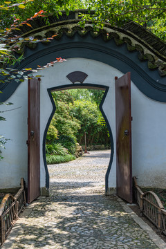 上海古猗园夏天