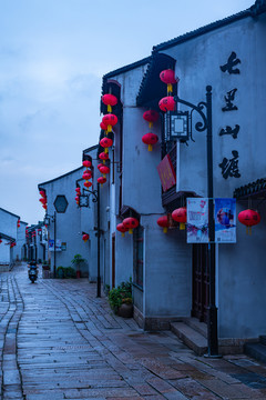 苏州山塘街七里山塘景观风光