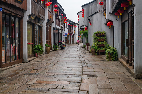 苏州山塘街七里山塘景观