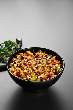 蜜汁烤肉饭
