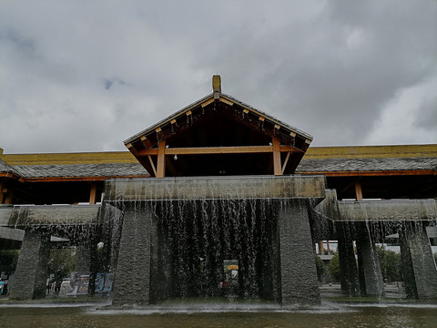 雨帘喷泉
