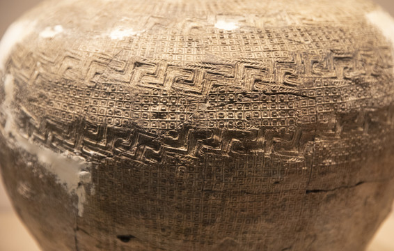 古代陶器几何纹理