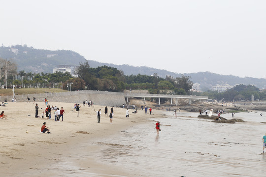 厦门海滩沙滩海边
