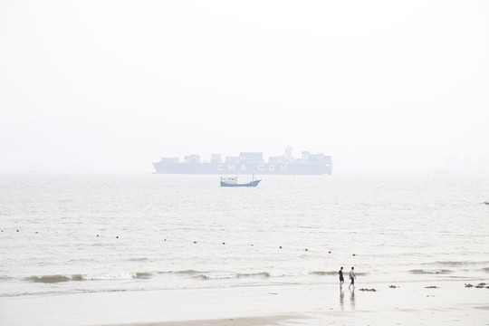 厦门海滩沙滩海边