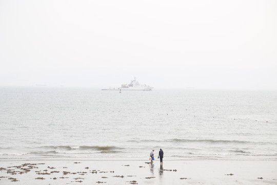 厦门海滩沙滩海边