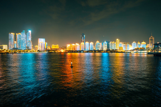 青岛浮山湾夜景