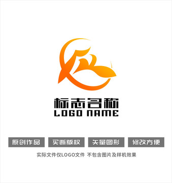 XFR字母标志飞鸟logo