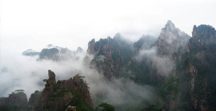 水墨黄山