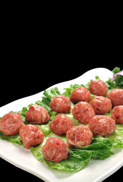 手工肉丸子