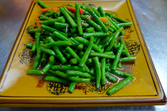 沙蟹汁炒豆角