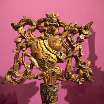 雕花权杖头