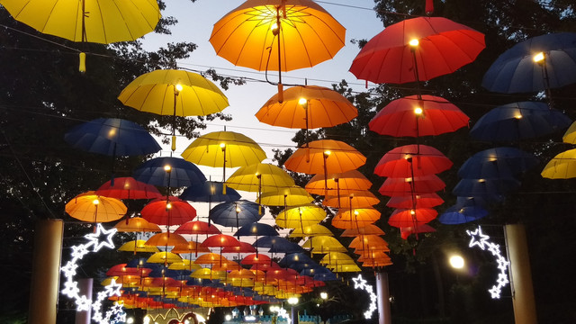 上海城市夜景智能城市素材