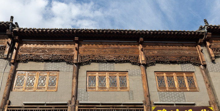中式窗木雕窗花