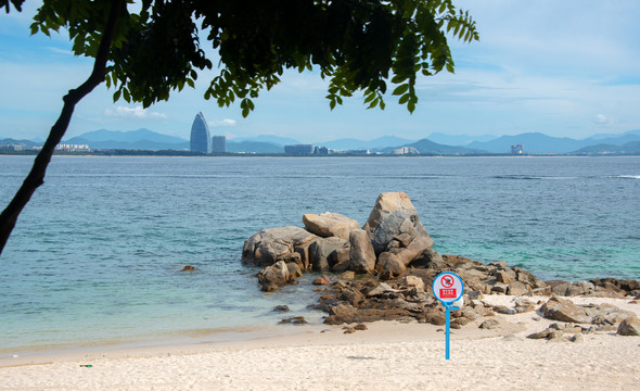 海南三亚海棠湾蜈支洲岛风景