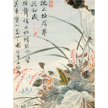 王武花卉国画