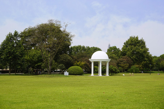 长沙橘子洲大草坪广场