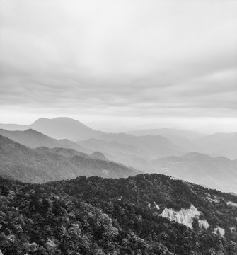 水墨远山