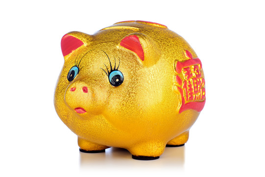 金猪存钱罐