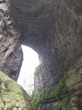 空旷的山坑