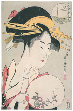 喜多川歌麿松叶屋喜濑川