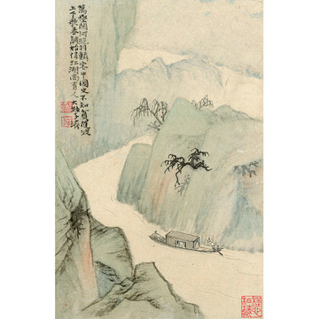 石涛山水画