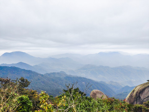 天柱山远山风景