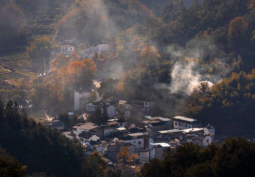 安徽山村的秋天