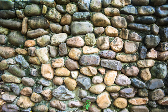 石墙墙壁石头砌的墙纹理
