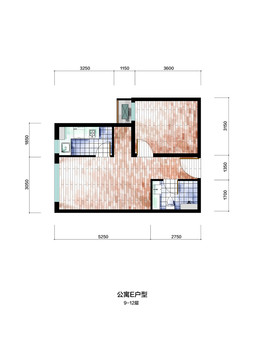 户型图手绘PSD分层