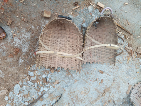 竹编簸箕