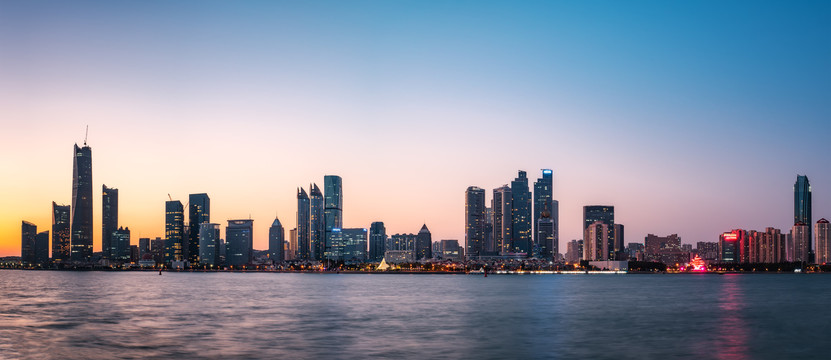 青岛城市夜景