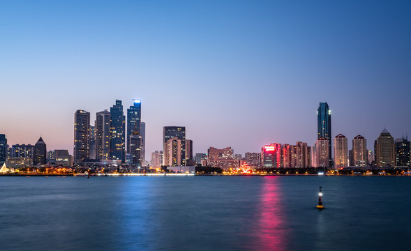 青岛城市夜景