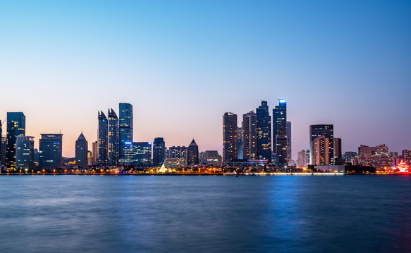 青岛城市夜景