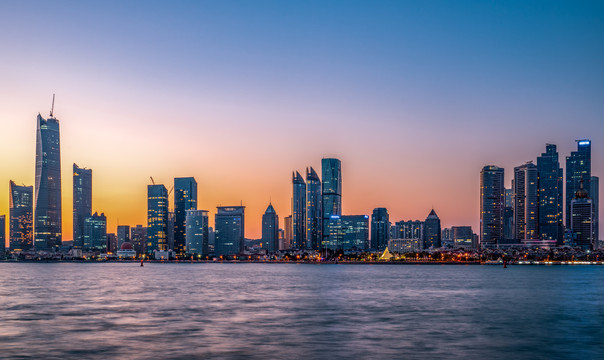 青岛城市夜景