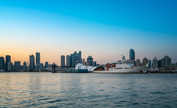 青岛城市夜景