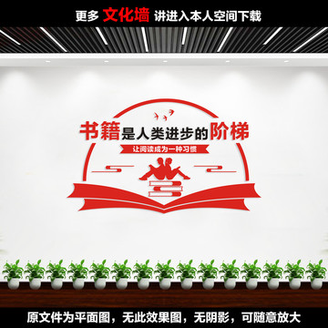 阅览室文化墙