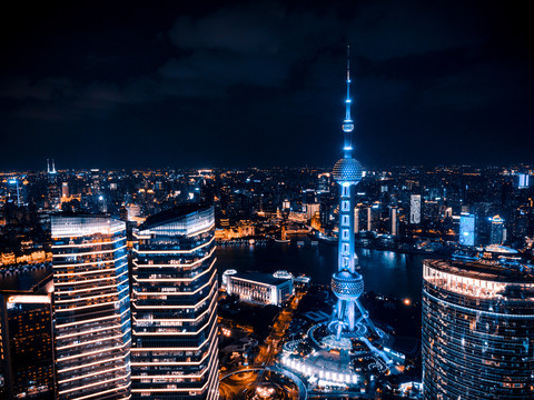 东方明珠夜景