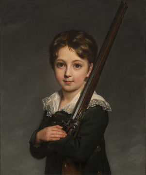 勒布朗一个小男孩的肖像
