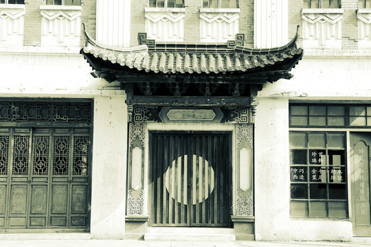 老上海商铺门面