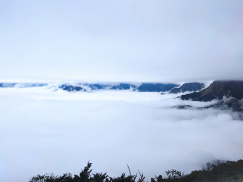 四川彭州铁瓦殿云海1