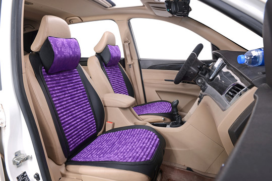 紫色马鞍养生垫装车图