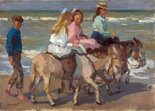 艾萨克·伊斯拉尔斯骑着小马的女孩们