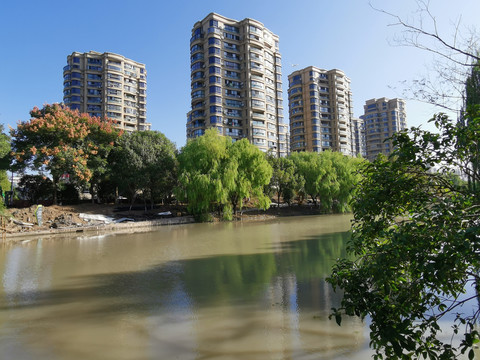 亲水楼盘水景住宅