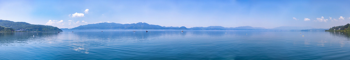 抚仙湖全景图