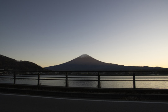 富士山日落