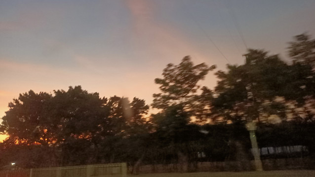 傍晚的天空