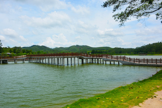 金星湖湿地公园风光