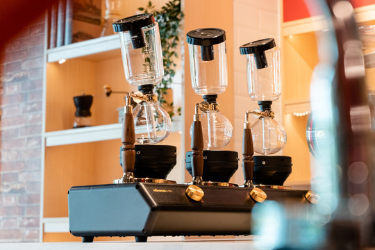 一组咖啡机器